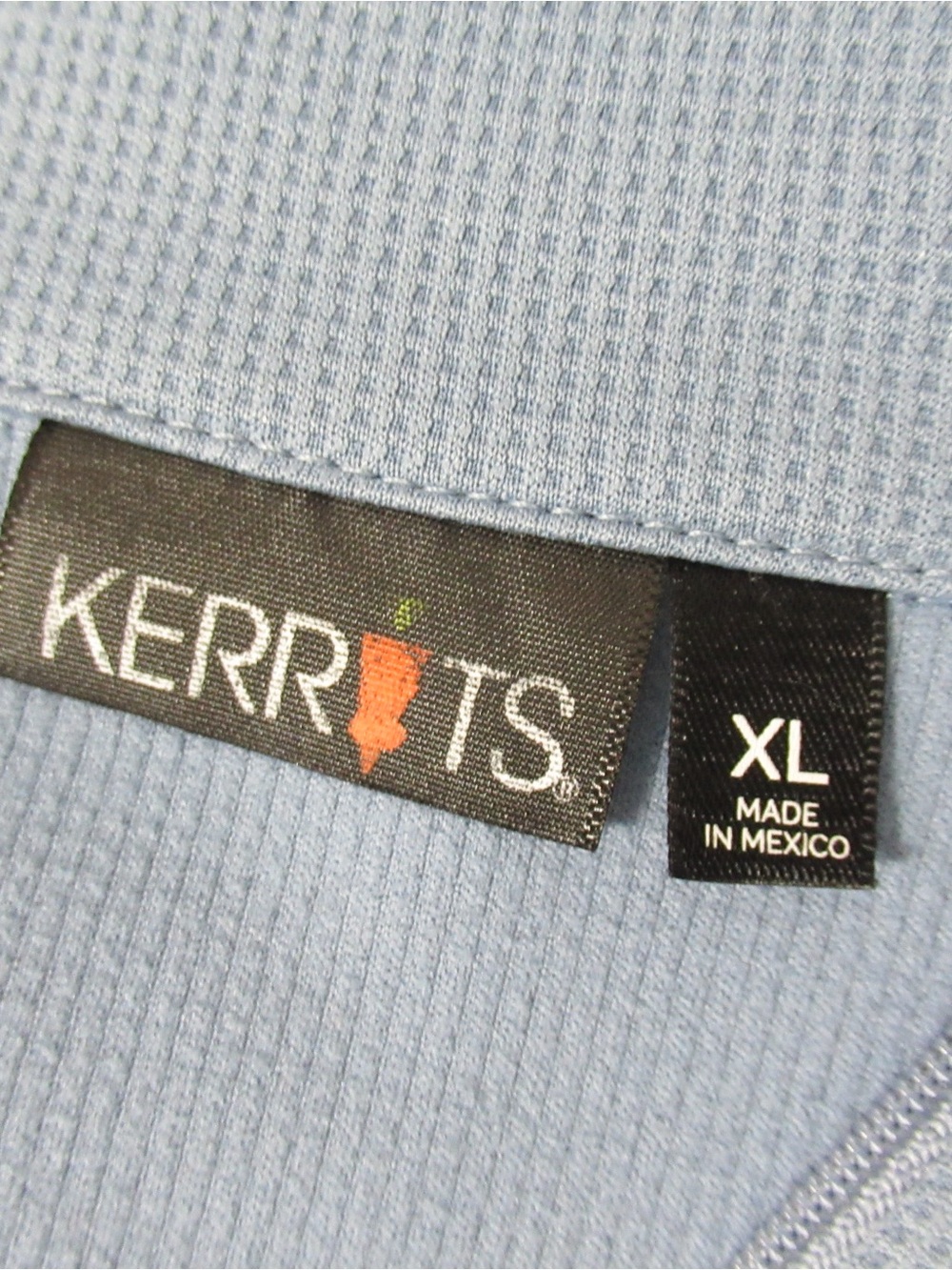 Kerrits Equestrian Chill Chaser Zip Neck Thermal Waffle Knit Pullover Size XL - Picture 7 of 12